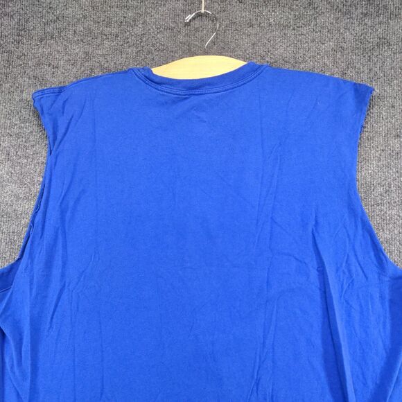 Hanes Nano-T Men's Bud Light Graphic Tank Top Blue XL Sleeveless Crew Neck - Picture 7 of 12